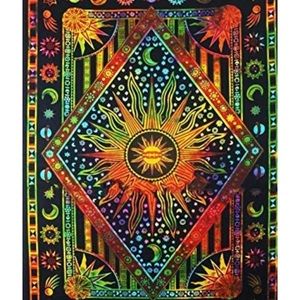 Tie Dye Multi Color Tapestry